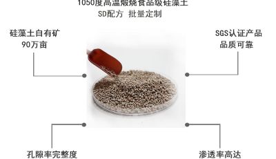 饮料过滤专用硅藻土